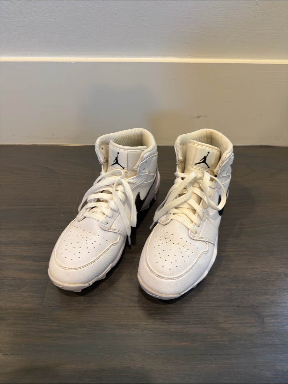 Boys Jordan 1 Mid Cleats